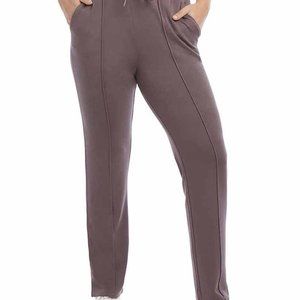 NWT Danskin Women's Scuba Straight Leg Jogger Pants Plum Size XS $60 1A055